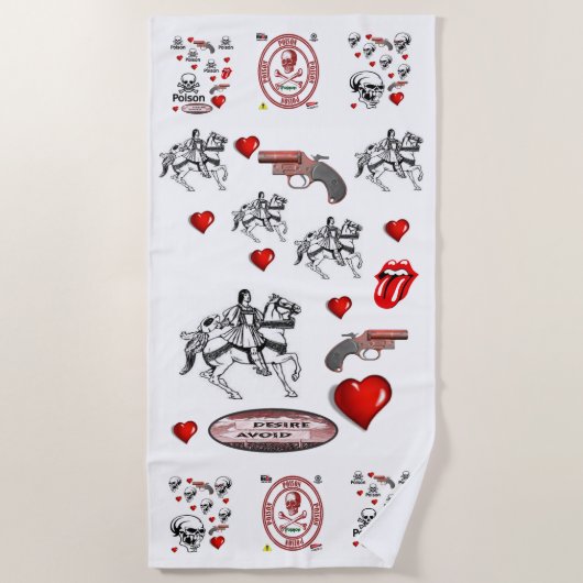 Strandtücher von Valentine (Vorderseite)