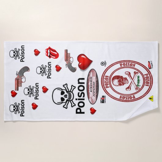 Strandtücher von Valentine (Vorderseite)