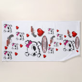 Strandtücher von Valentine (Vorderseite)