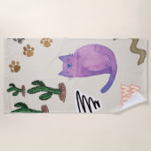 Strandtuchkatze Strandtuch (Vorderseite)