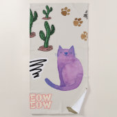 Strandtuchkatze Strandtuch (Vorderseite)