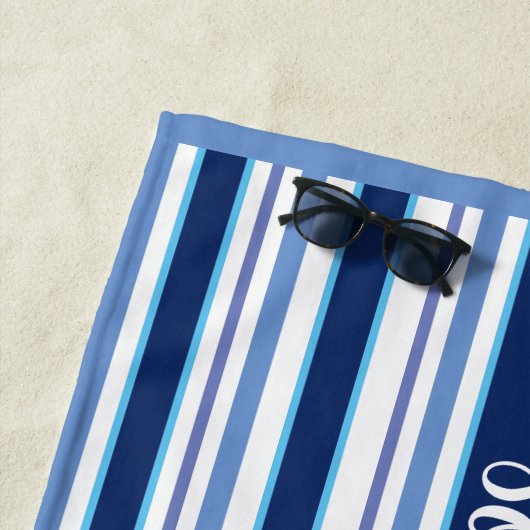Strandtuchstreifen irgendwo am Strand Strandtuch (Beispiel)