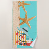 Strandtüte Seestern Strandtuch (Vorderseite)