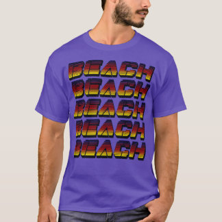 Strandtypografie T-Shirt