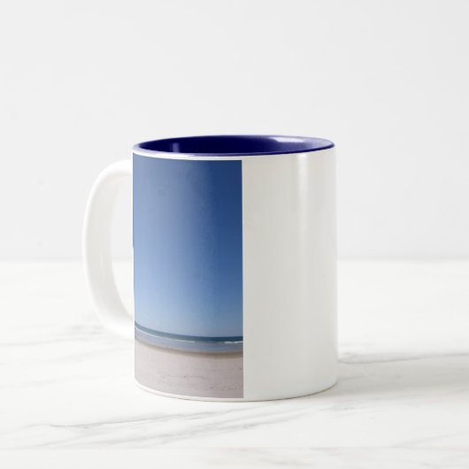 Strandu. Himmellefty-Tasse Zweifarbige Tasse (Vorderseite Links)