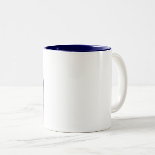 Strandu. Himmellefty-Tasse Zweifarbige Tasse (VorderseiteRechts)