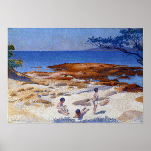 Strandübergang bei Cabasson Poster