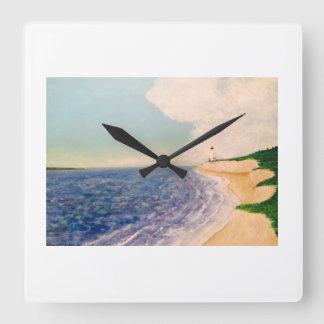 Stranduhr Quadratische Wanduhr