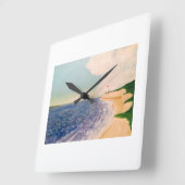 Stranduhr Quadratische Wanduhr (Winkel)