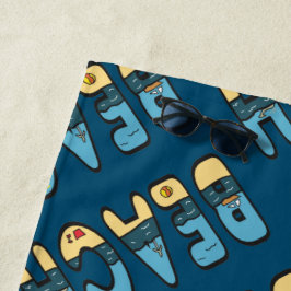 Strandurlaub Strandtuch