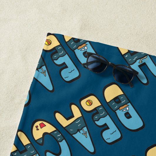 Strandurlaub Strandtuch (Beispiel)