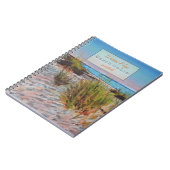 Strandurlaub Vermietung eines Gästebuches mit Küst Notizblock (Linke Seite)