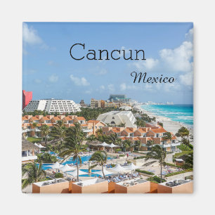 Strandurlaubsort tropischer Cancun Mexiko Magnet
