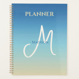 Strandverlauf-Monogramm Planer