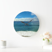 Strandverriegelung Große Wanduhr (Zuhause)