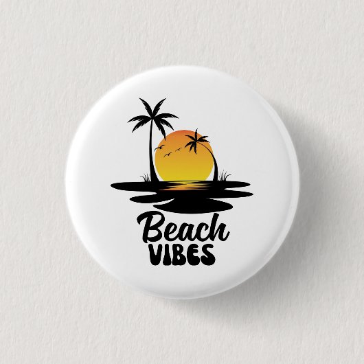 Strandvibes Button (Vorderseite)