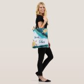 Strandvibes Elegante Schildkröten Tasche (Am Model)