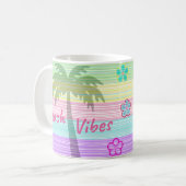 Strandvibes Kaffeetasse (Vorderseite Links)