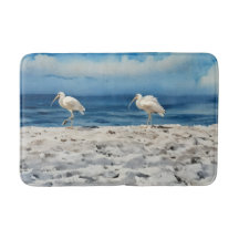 Strandvögel Badematte