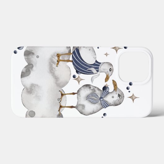 Strandvögel Case-Mate iPhone Hülle (Rückseite (Horizontal))