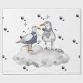 Strandvögel Geschenkpapier (Flach)