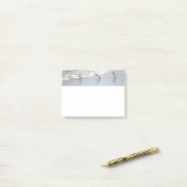 Strandvögel in 4x6-Anmerkungen Post-it Klebezettel (Auf Schreibtisch)