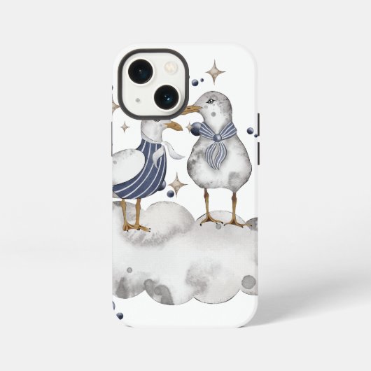 Strandvögel iPhone Hülle (Rückseite)