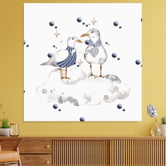 Strandvögel Leinwanddruck (Insitu (Wohnzimmer))