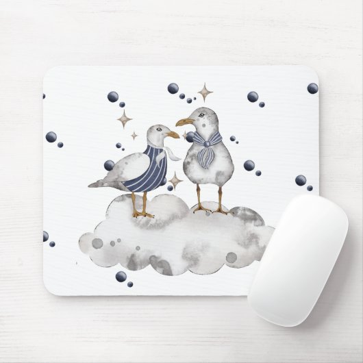Strandvögel Mousepad (Mit Mouse)
