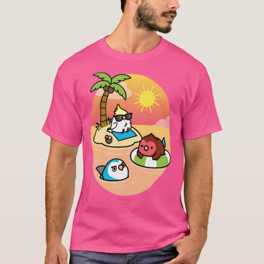 Strandvögel T-Shirt (Vorderseite)