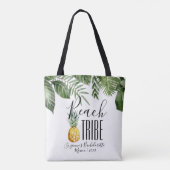 Strandvolk Girl's Tropical Bachelorette Urlaub Tasche (Rückseite)