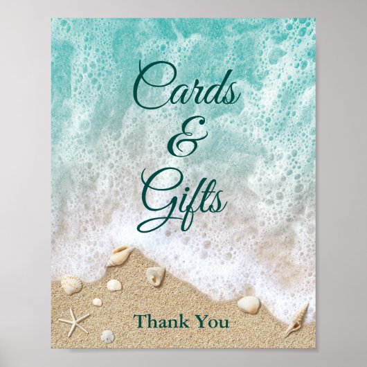 Strandwache Karten und Geschenkposter Poster (Vorne)