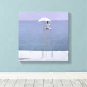 Strandwacht 2004 leinwanddruck (Insitu (Holzboden))