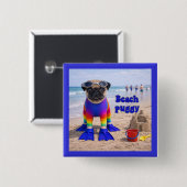 Strandwagen Button (Vorne & Hinten)