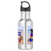 Strandwagen Edelstahlflasche (Rückseite)