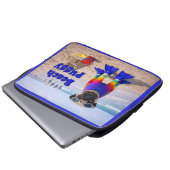Strandwagen Laptopschutzhülle (Vorne Knopf)
