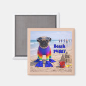 Strandwagen Magnet (Vorderseite/Rückseite)