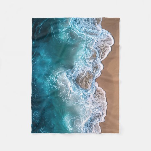 Strandwares Fleecedecke (Vorderseite)