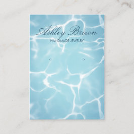 Strandwasserhandgemachte Schmuckstücke in Ozeanfor Visitenkarte