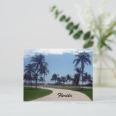 Strandweg Florida Postkarte (Stehend Vorderseite)