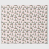 Strandweihnachten Geschenkpapier (Flach)