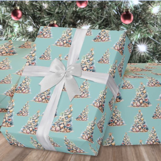 Strandweihnachten Geschenkpapier