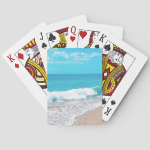 Strandwellen Seelandschaft-Klassische Spielkarten