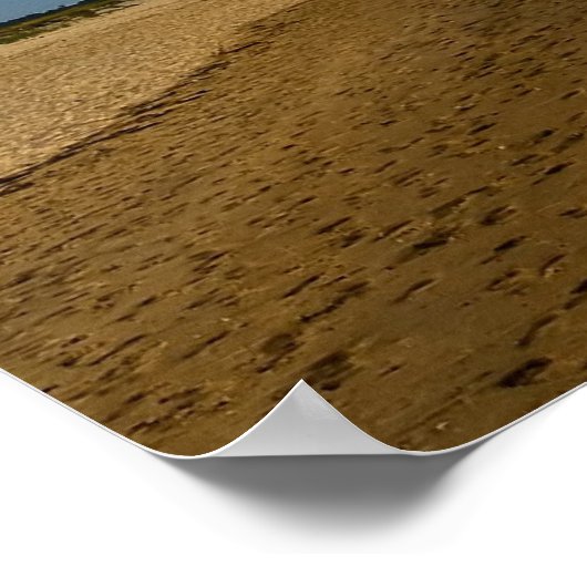 Strandwolken Poster (Ecke)