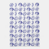 Strandzeichen Geschirrtuch (Vertikal)