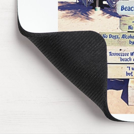 Strandzeichen Key West Florida Mousepad (Ecke)