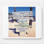 Strandzeichen Key West Florida Mousepad (Vorne)