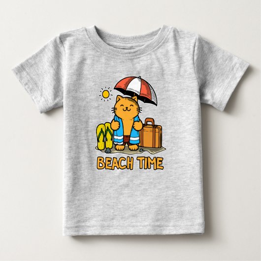Strandzeit 1 baby t-shirt (Vorderseite)