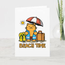 Strandzeit 1 dankeskarte