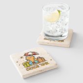 Strandzeit 1 steinuntersetzer (Seitenansicht)